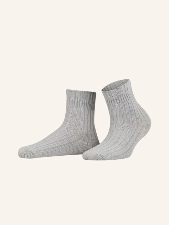 Zdjęcie produktu Falke Skarpety Bedsock Rib silber JASNOCZARY