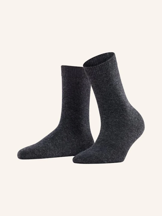 Zdjęcie produktu Falke Skarpety Cosy Wool Z Dodatkiem Wełny Merino grau CZIEMNOSZARY