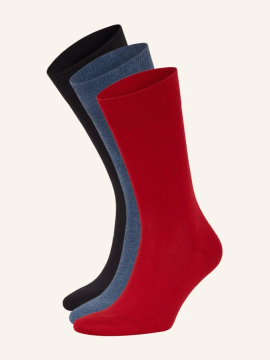 Zdjęcie produktu Falke Skarpety Family, 3 Pary schwarz 0020 SORTIMENT