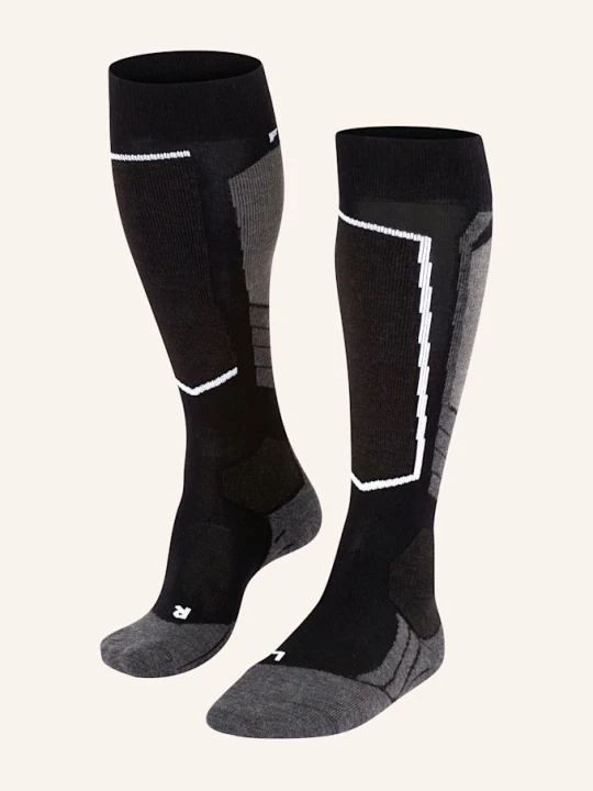 Zdjęcie produktu Falke Skarpety Narciarskie sk2 Wool Z Wełny Merino schwarz 3010 BLACK-MIX