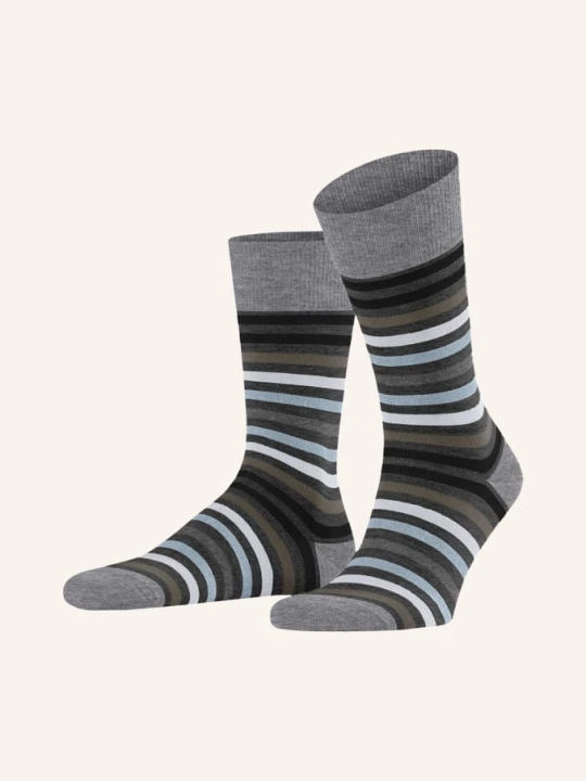 Zdjęcie produktu Falke Skarpety Tinted Stripe Z Wełną Merino grau 3180 ASPHALT MEL.