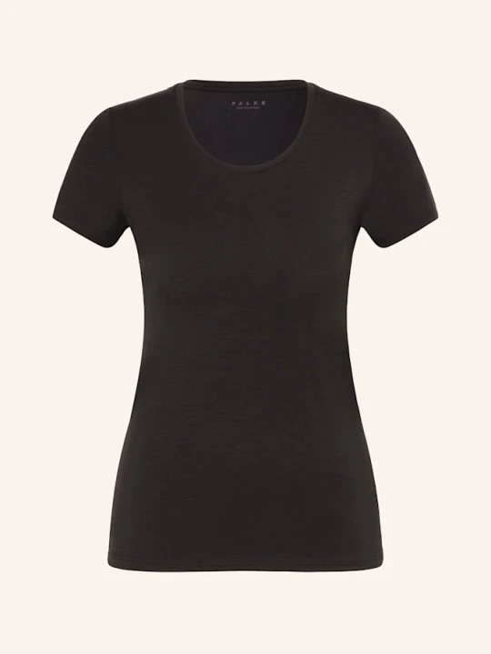 Zdjęcie produktu Falke T-Shirt Clima Wool schwarz CZARNY