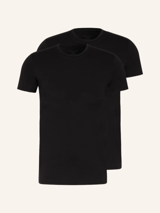 Zdjęcie produktu Falke T-Shirt Daily Comfort, 2 Szt. schwarz CZARNY