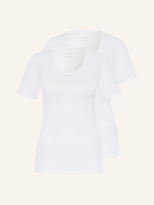 Zdjęcie produktu Falke T-Shirt Daily Comfort, 2 Szt. weiss BIAŁY