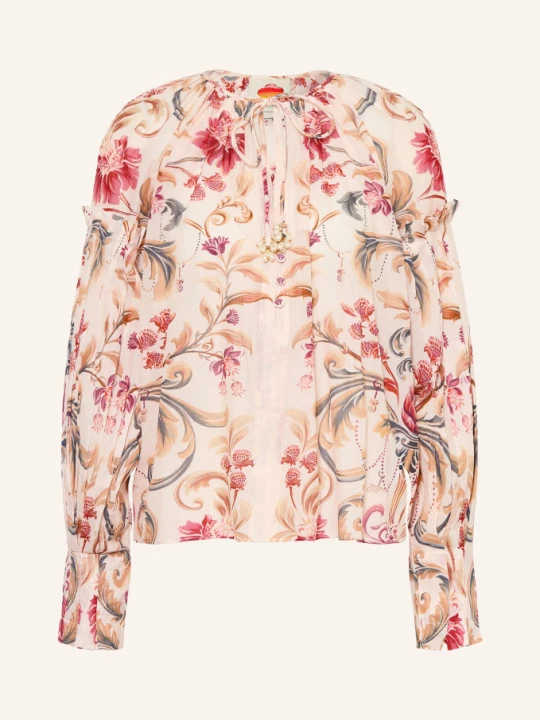 Zdjęcie produktu Farm Rio Bluzka Royal Garden beige niebieski