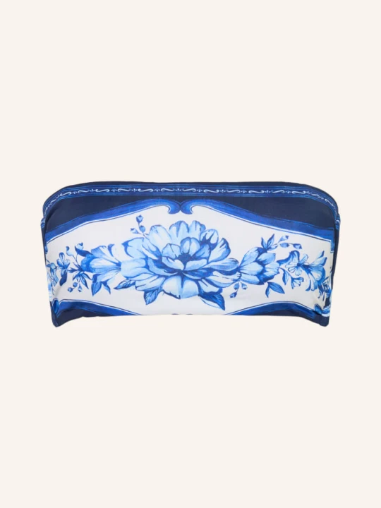 Zdjęcie produktu Farm Rio Góra Bikini Typu Bandeau Porcelain Garden blau