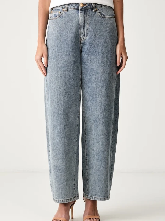 Zdjęcie produktu Farm Rio jeansy relaxed fit damskie niebieski