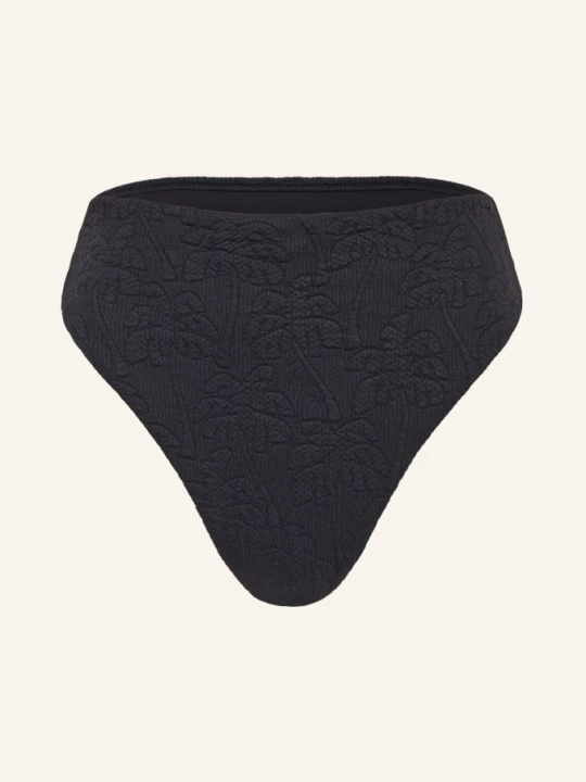 Zdjęcie produktu Farm Rio Majtki Bikini Z Wysokim Stanem Black Palm Trees schwarz