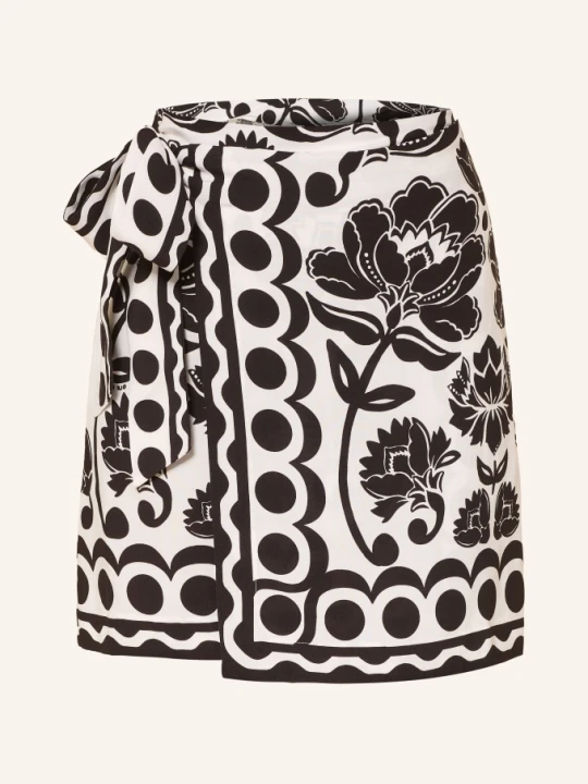 Zdjęcie produktu Farm Rio Spódnica Kopertowa Floral Arabesque schwarz