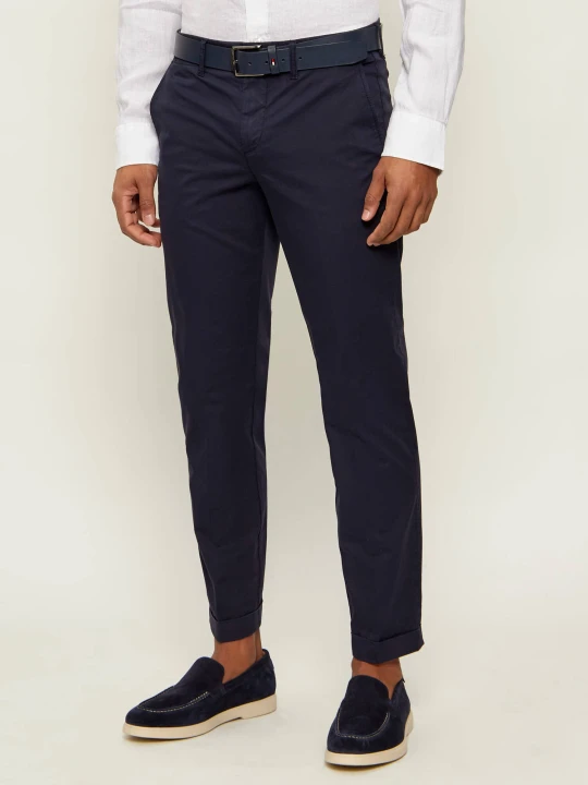 Zdjęcie produktu Fay Spodnie chino CAPRI | Straight fit granatowy