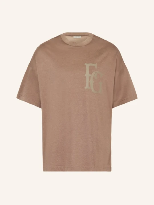 Zdjęcie produktu Fear Of God Koszulka Oversize beige BRĄZOWY