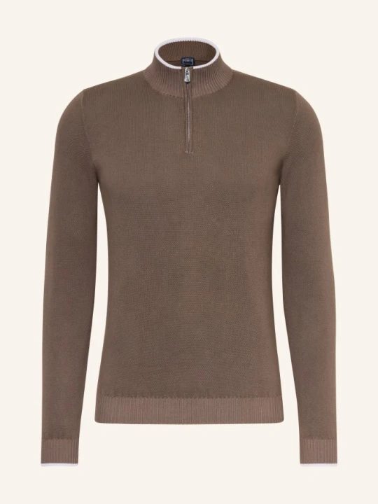 Zdjęcie produktu Fedeli Bluzka Z Pikowanym Dekoltem beige