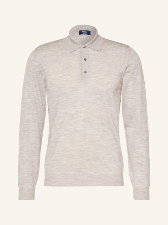 Zdjęcie produktu Fedeli Koszulka Polo Z Dzianiny beige