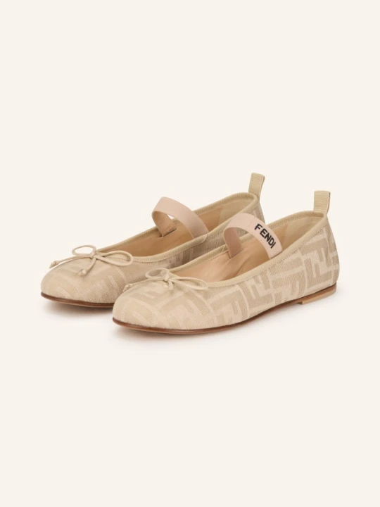 Zdjęcie produktu Fendi Baleriny beige