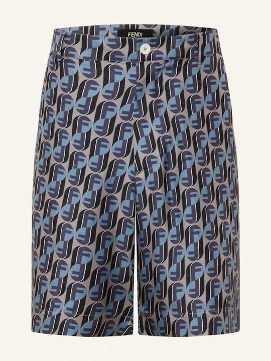 Zdjęcie produktu Fendi Jedwabne Szorty grau szary