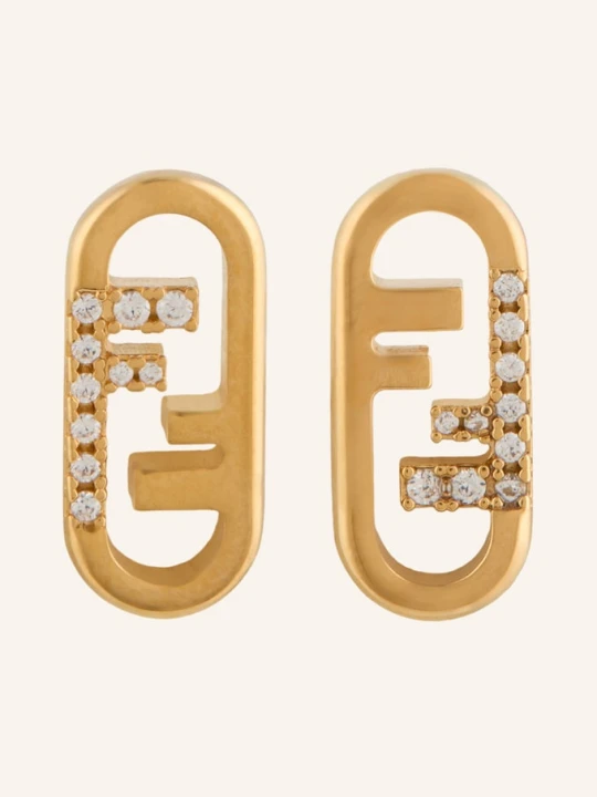 Zdjęcie produktu Fendi Kolczyki O'lock gold
