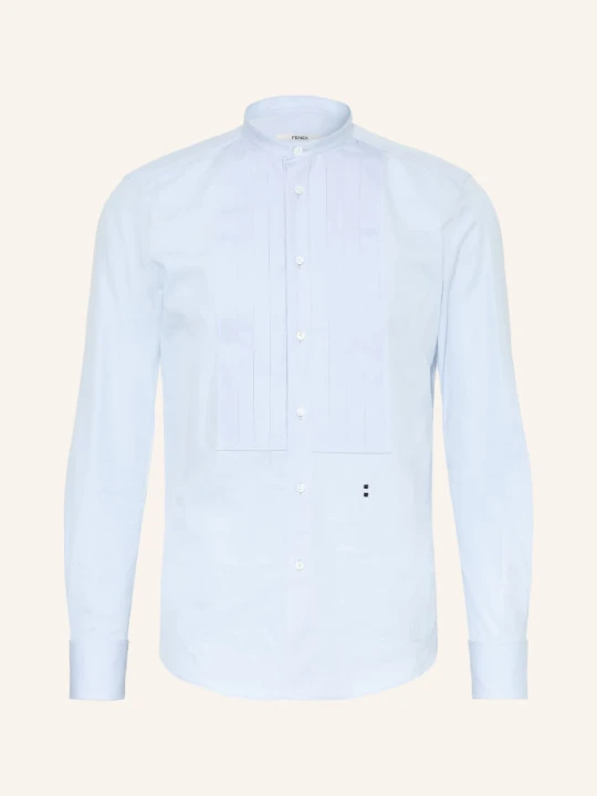 Zdjęcie produktu Fendi Koszula O Kroju Slim Fit Z Kołnierzem Stójką I Mankietami Z Podwiniętymi Końcami blau JASNONIEBIESKI