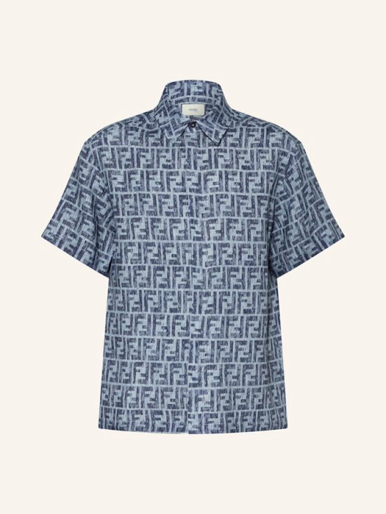 Zdjęcie produktu Fendi Koszula Z Lnu blau NIEBIESKI