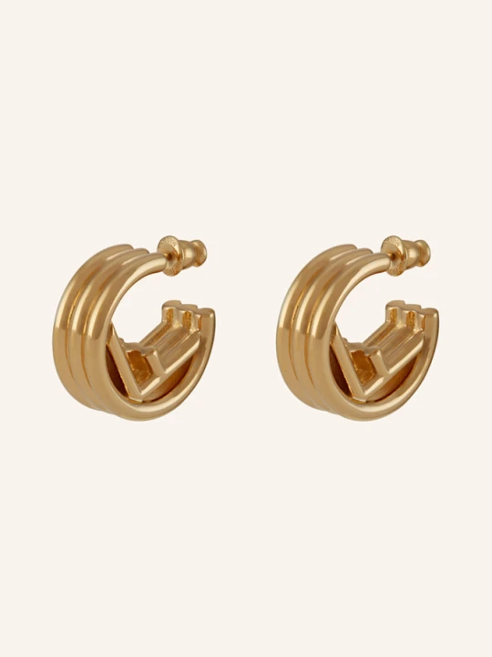 Zdjęcie produktu Fendi Kreolki F Is Fendi gold