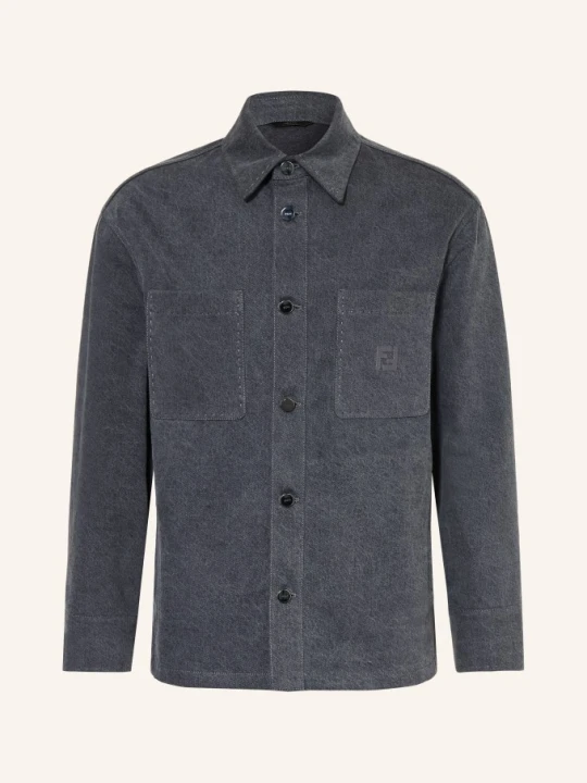 Zdjęcie produktu Fendi Kurtka Jeansowa grau CZIEMNOSZARY