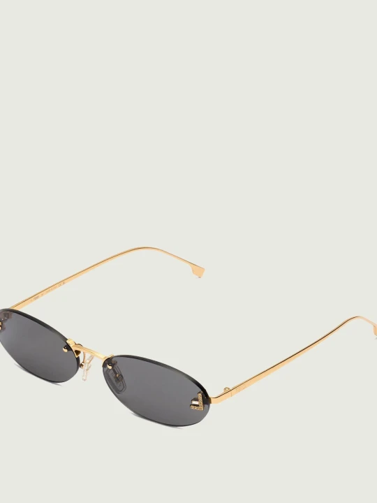 Zdjęcie produktu Fendi Okulary przeciwsłoneczne First Crystal FE4075US złoty