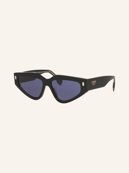 Zdjęcie produktu Fendi Okulary Przeciwsłoneczne Fendi Roma fe40163u schwarz czarny