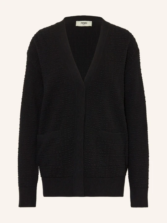 Zdjęcie produktu Fendi Oversized Sweter schwarz CZARNY