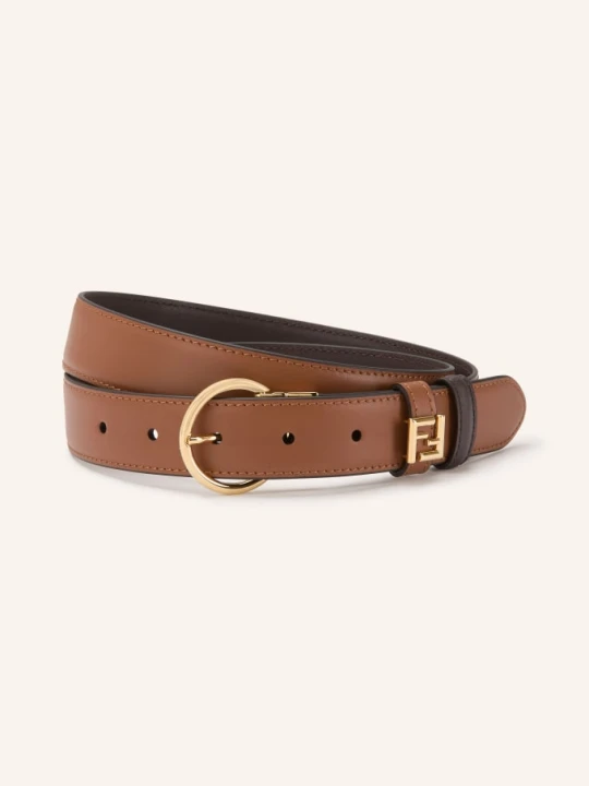 Zdjęcie produktu Fendi Pasek Skórzany Dwustronny braun