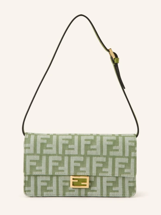 Zdjęcie produktu Fendi Portfel Na Łańcuszku Baguette gruen