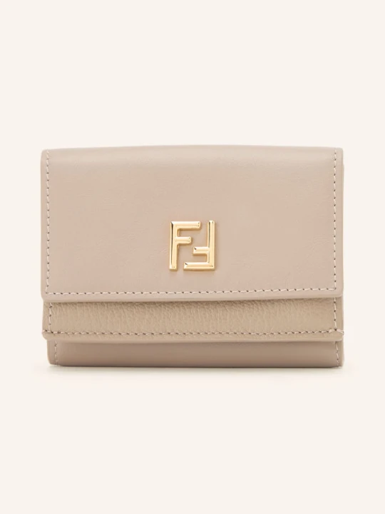 Zdjęcie produktu Fendi Portfel Mini Trifold Ff grau JASNOCZARY