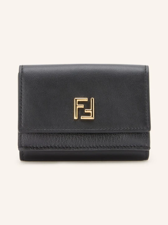 Zdjęcie produktu Fendi Portfel Mini Trifold Ff schwarz CZARNY