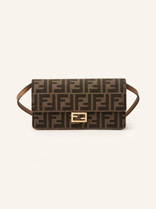Zdjęcie produktu Fendi Portfel Na Łańcuszku Baguette braun