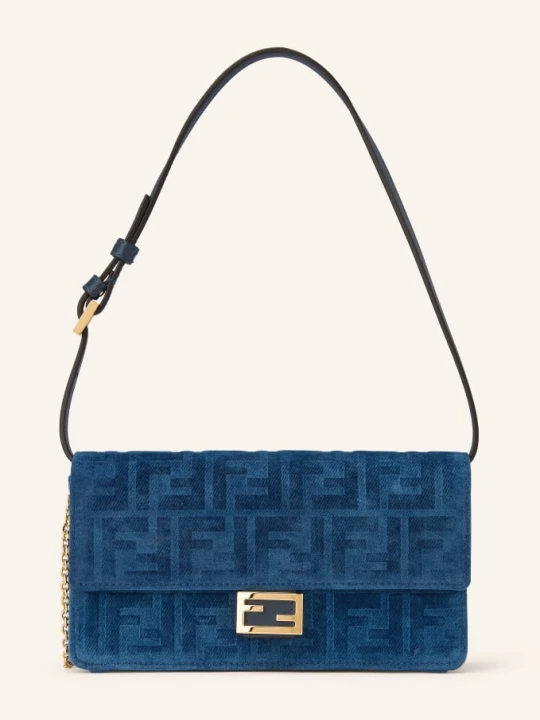 Zdjęcie produktu Fendi Portfel Na Łańcuszku Baguette blau niebieski