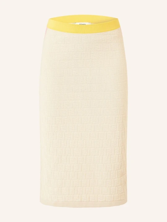 Zdjęcie produktu Fendi Spódnica Z Dzianiny beige