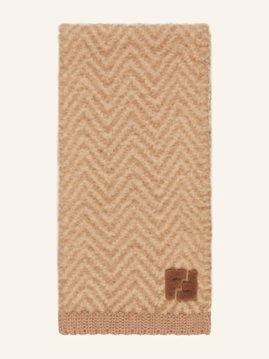 Zdjęcie produktu Fendi Szal Z Alpaki braun