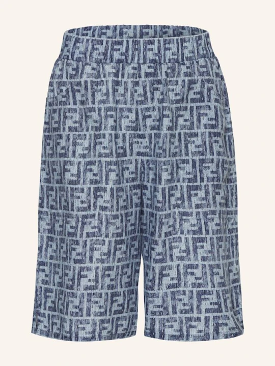 Zdjęcie produktu Fendi Szorty Z Lnu blau NIEBIESKI