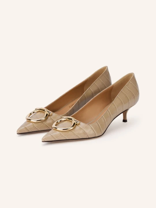 Zdjęcie produktu Ferragamo Czółenka Lara beige
