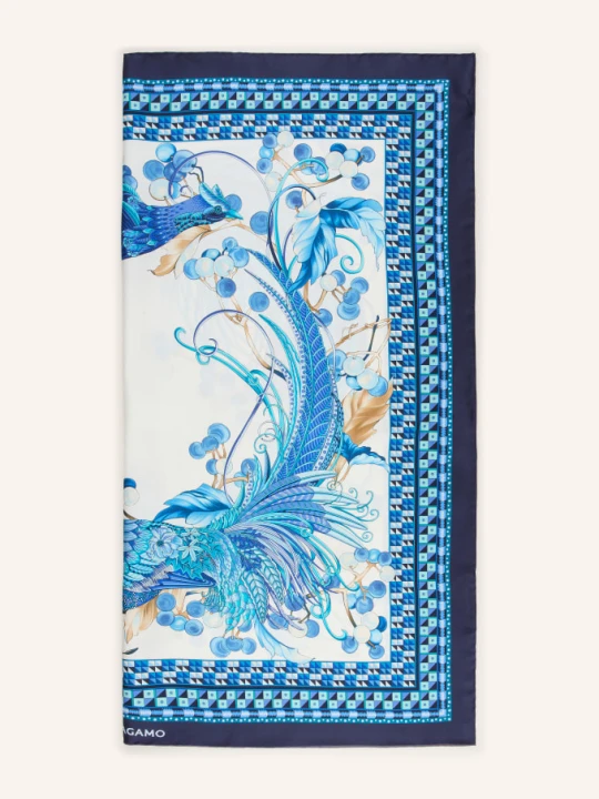 Zdjęcie produktu Ferragamo Jedwabna Chusta blau