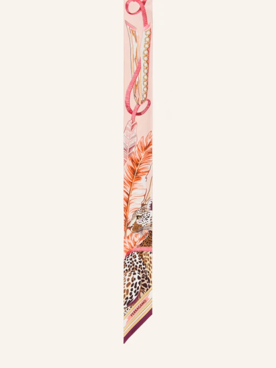 Zdjęcie produktu Ferragamo Jedwabny Szal rosa różowy