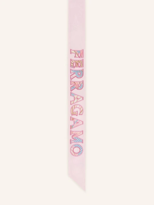 Zdjęcie produktu Ferragamo Jedwabny Szalik rosa różowy
