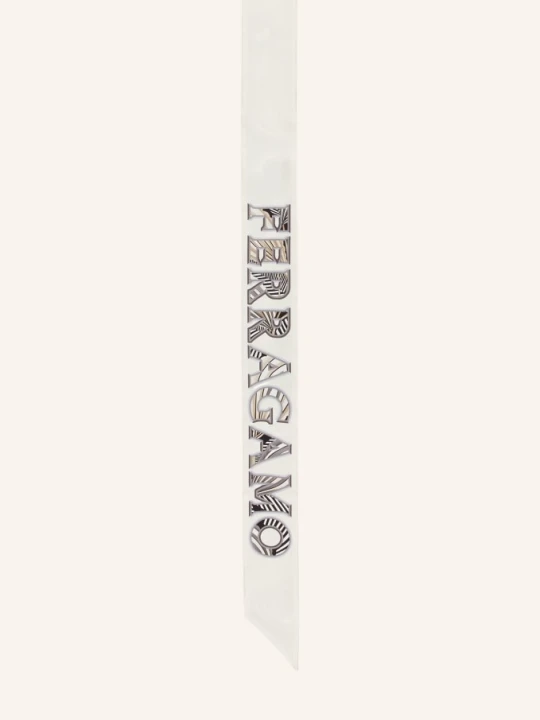 Zdjęcie produktu Ferragamo Jedwabny Szalik weiss