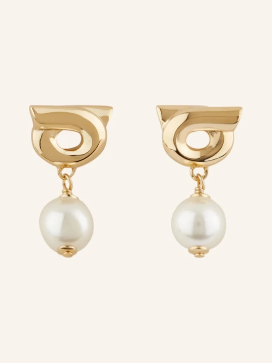 Zdjęcie produktu Ferragamo Kolczyki Na Sztyft Gancio gold