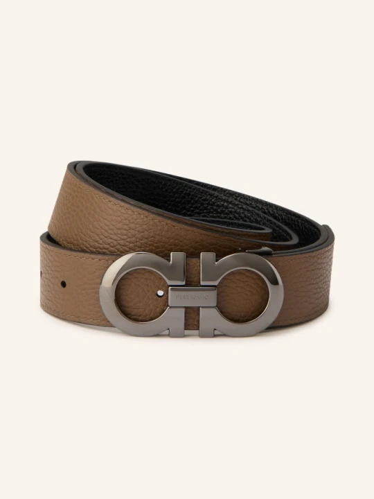 Zdjęcie produktu Ferragamo Pasek Skórzany braun brązowy