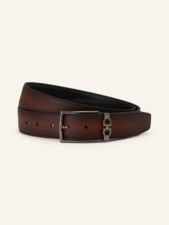 Zdjęcie produktu Ferragamo Pasek Skórzany braun brązowy
