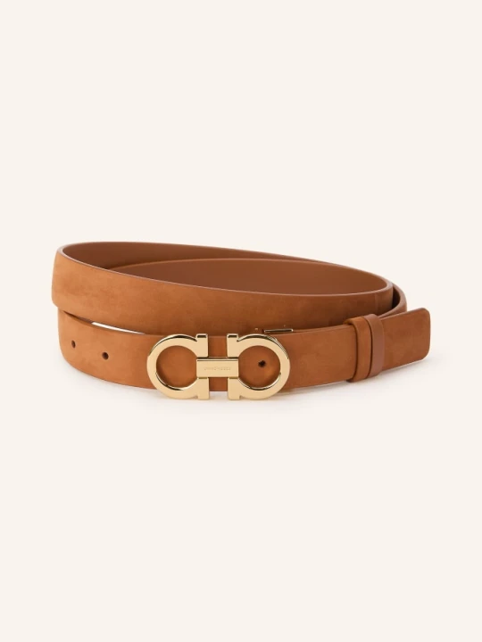 Zdjęcie produktu Ferragamo Pasek Skórzany braun brązowy