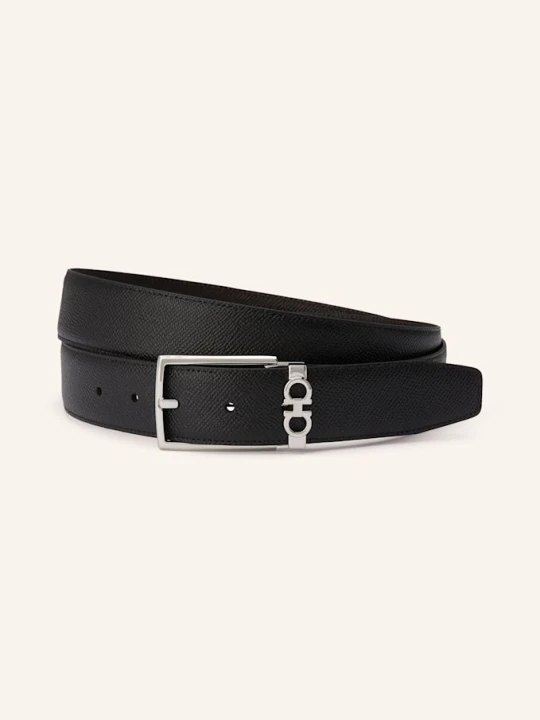 Zdjęcie produktu Ferragamo Pasek Skórzany schwarz CZARNY