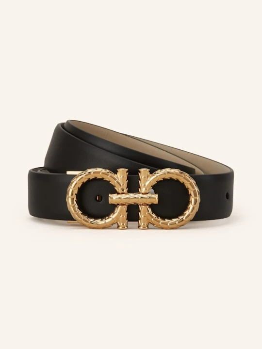 Zdjęcie produktu Ferragamo Pasek Skórzany schwarz