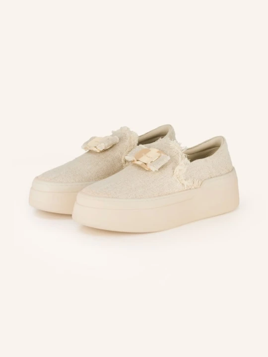 Zdjęcie produktu Ferragamo Pantofle Na Platformie beige