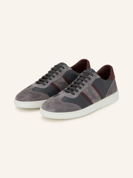 Zdjęcie produktu Ferragamo Sneakersy Garda Crosta grau szary