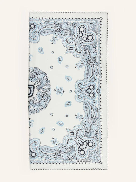 Zdjęcie produktu Ferragamo Szalik Jedwabny blau
